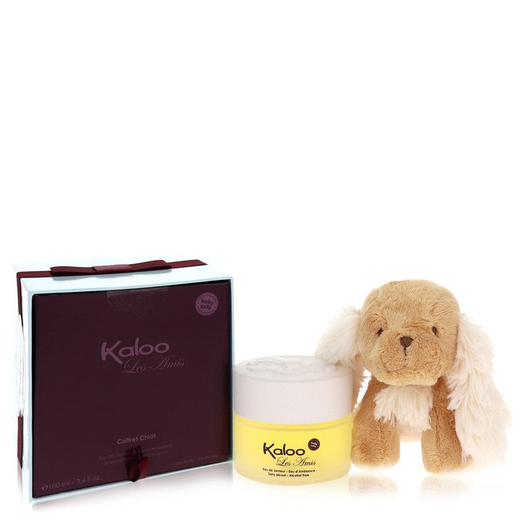 Kaloo Les Amis Eau De Senteur Spray / Room Fragrance Spray (Alcohol Free) + Free Fluffy Puppy by Kaloo 100 ml