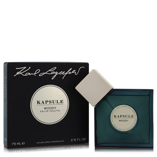 Kapsule Woody Eau De Toilette Spray by Karl Lagerfeld 75 ml