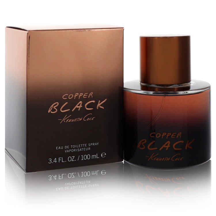 Kenneth Cole Copper Black Eau De Toilette Spray by Kenneth Cole 100 ml