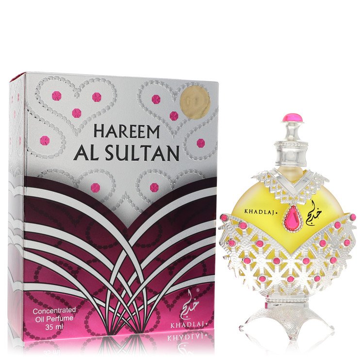 Khadlaj Hareem Al Sultan Silver Concentrated Perfuem Oil (Unisex) by Khadlaj 35 ml