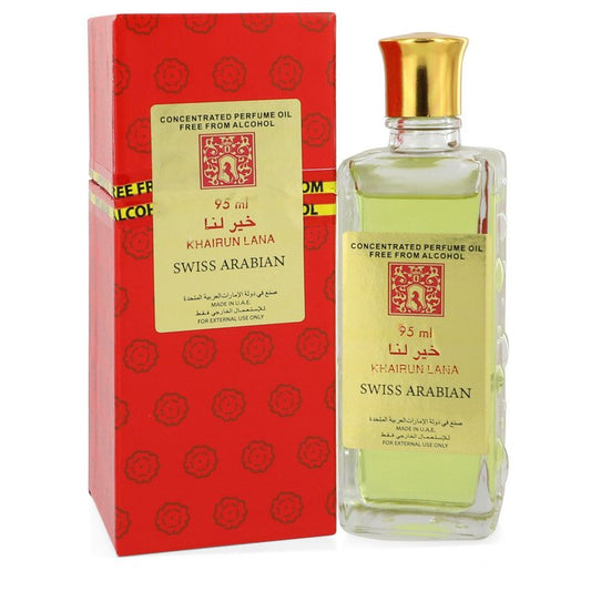 Khairun Lana Concentrated Perfume Oil Free From Alcohol (Unisex) by Swiss Arabian 95 ml