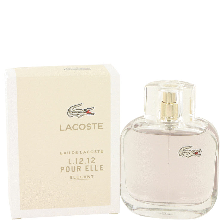 Lacoste Eau De Lacoste L.12.12 Elegant Eau De Toilette Spray by Lacoste 90 ml