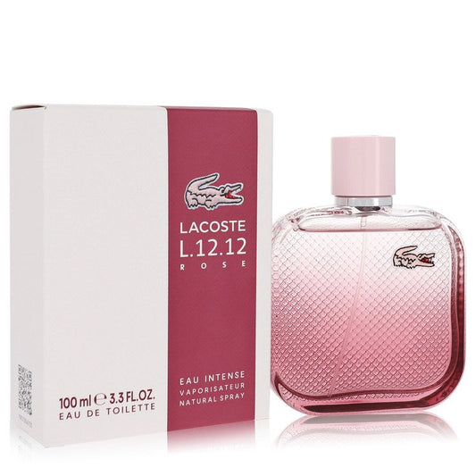 Lacoste Eau De Lacoste L.12.12 Rose Eau Intense Eau De Toilette Spray by Lacoste 100 ml