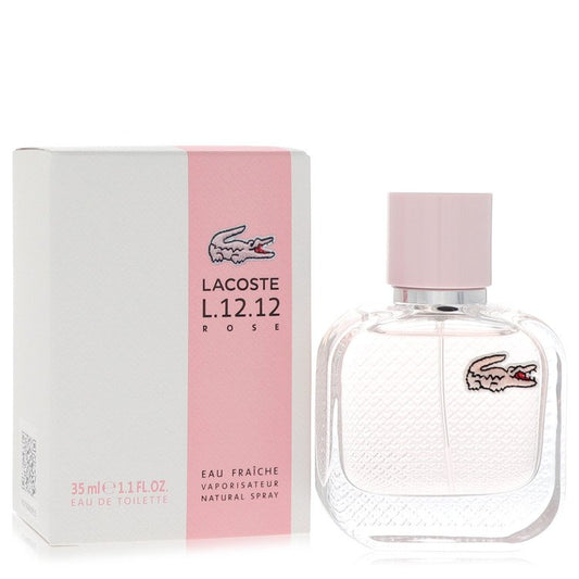 Lacoste Eau De Lacoste L.12.12 Rose Eau Fraiche Eau De Toilette Spray by Lacoste 33 ml