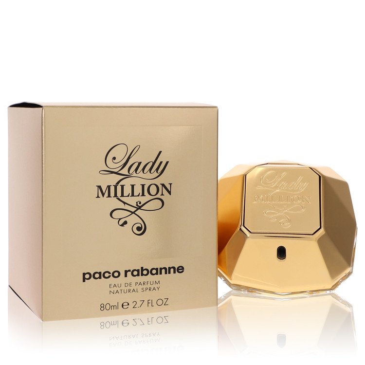 Lady Million Eau De Parfum Spray by Paco Rabanne 80 ml