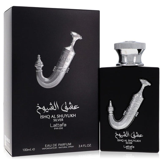 Lattafa Pride Ishq Al Shuyukh Silver Eau De Parfum Spray (Unisex) by Lattafa 100 ml