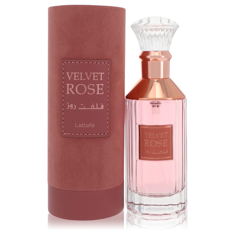 Lattafa Velvet Rose Eau De Parfum Spray (Unisex) by Lattafa 100 ml