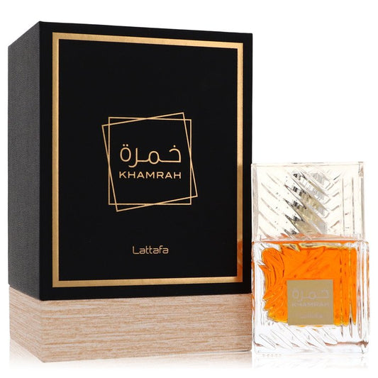 Lattafa Khamrah Eau De Parfum Spray (Unisex) by Lattafa 100 ml