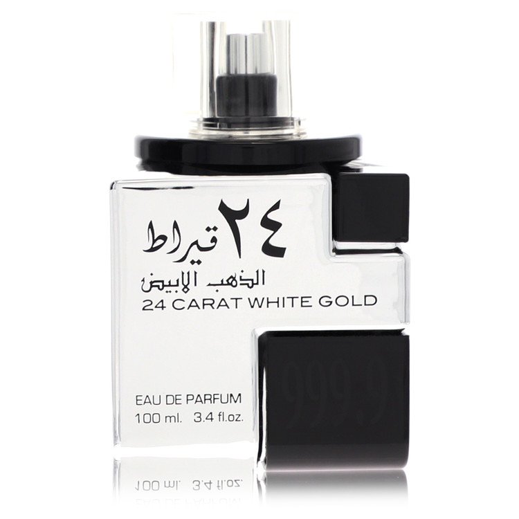 Lattafa 24 Carat White Gold Eau De Parfum Spray (Unisex Unboxed) by Lattafa 100 ml