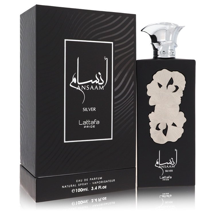 Lattafa Pride Ansaam Silver Eau De Parfum Spray (Unisex) by Lattafa 100 ml