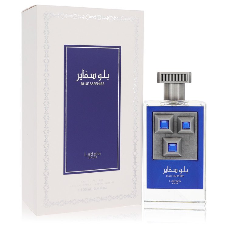 Lattafa Pride Blue Sapphire Eau De Parfum Spray (Unisex) by Lattafa 100 ml