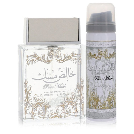 Lattafa Pure Khalis Musk Eau De Parfum Spray Plus 1.7 Deodorant (Unboxed) by Lattafa 100 ml