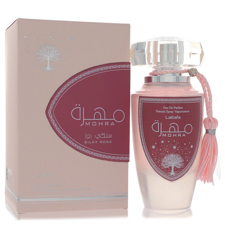 Lattafa Mohra Silky Rose Eau De Parfum Spray by Lattafa 100 ml