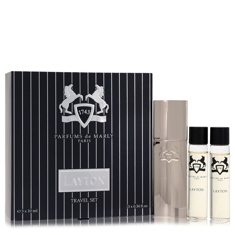 Layton Royal Essence Three Eau De Parfum Sprays Travel Set by Parfums De Marly 3  x 10 ml