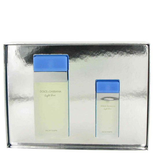 Light Blue Gift Set - 3.4 oz Eau De Toilette Spray + .85 oz EDT Spray by Dolce & Gabbana --