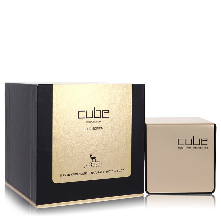 Le Gazelle Cube Gold Edition Eau De Parfum Spray by Le Gazelle 75 ml