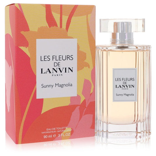 Les Fleurs De Lanvin Sunny Magnolia Eau De Toilette Spray by Lanvin 90 ml