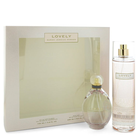 Lovely Gift Set - 3.4 oz Eau De Parfum Spray + 8 oz Body Mist by Sarah Jessica Parker --