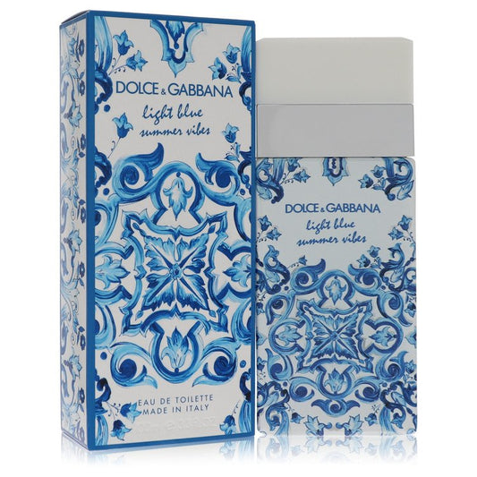 Light Blue Summer Vibes Eau De Toilette Spray by Dolce & Gabbana 100 ml