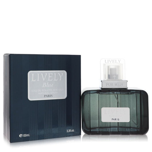 Lively Blue Eau De Toilette Spray by Parfums Lively 100 ml