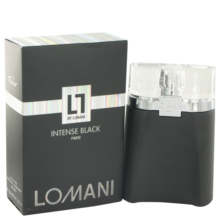 Lomani Intense Black Eau De Toilette Spray by Lomani 100 ml