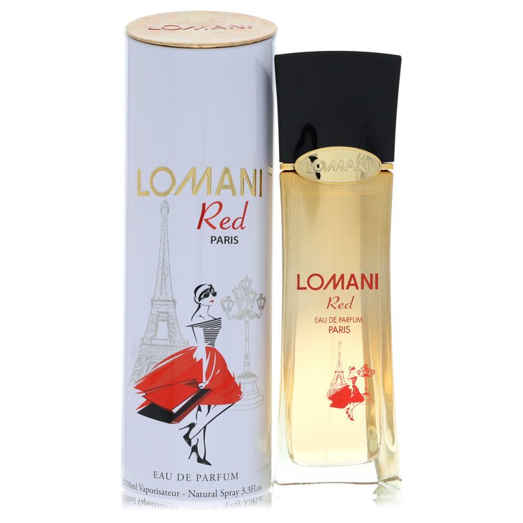 Lomani Red Eau De Parfum Spray by Lomani 100 ml