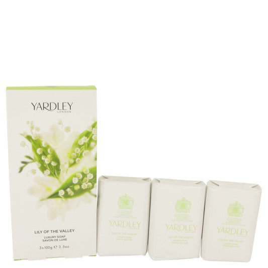 Lily Of The Valley Yardley 3 x 3.5 oz Soap by Yardley London 104 ml