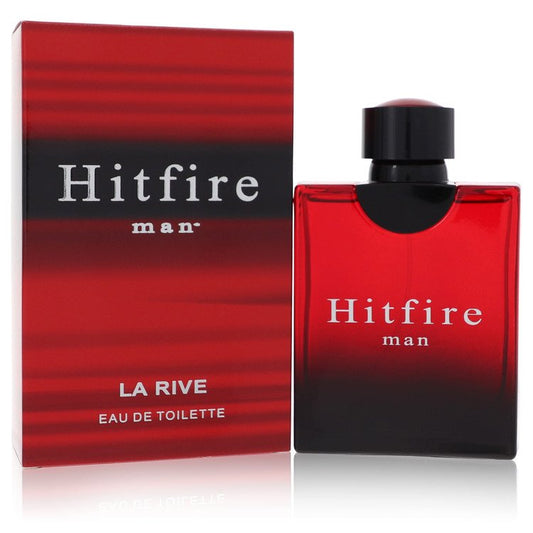 Hitfire Man Eau De Toilette Spray by La Rive 90 ml