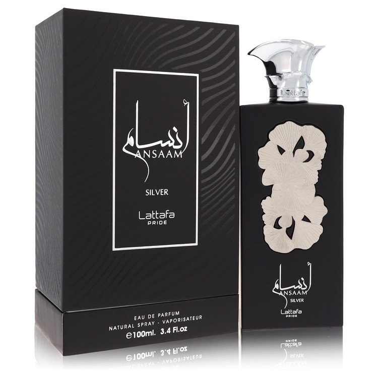 Lattafa Pride Ansaam Silver Eau De Parfum Spray (Unisex) By Lattafa Brands HD