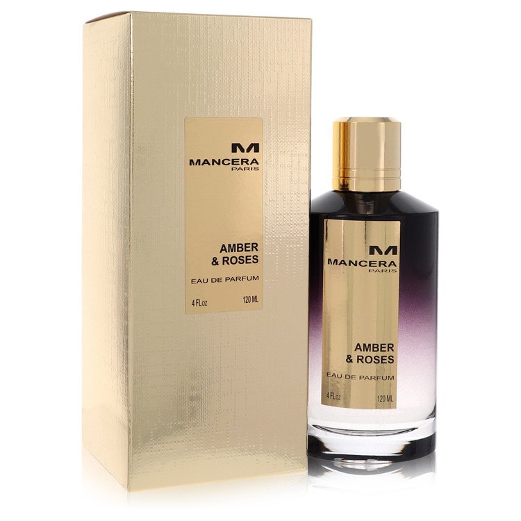 Mancera Amber & Roses Eau De Parfum Spray (Unisex) by Mancera 120 ml