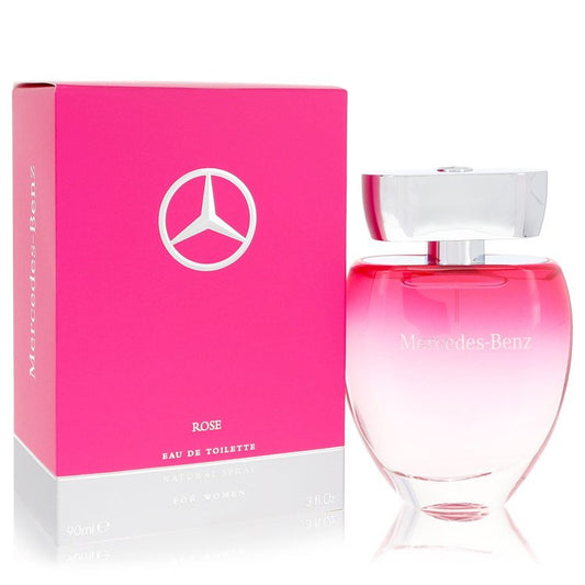 Mercedes Benz Rose Eau De Toilette Spray by Mercedes Benz 90 ml