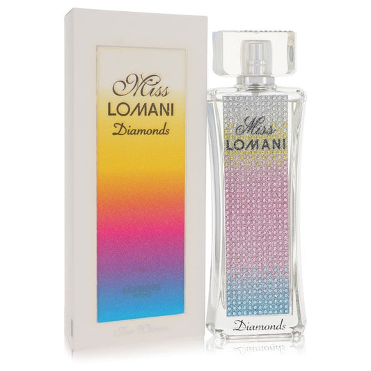 Miss Lomani Diamonds Eau De Parfum Spray by Lomani 100 ml