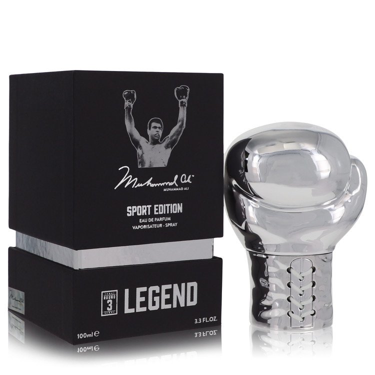 Muhammad Ali Legend Round 3 Eau De Parfum Spray (Sport Edition) by Muhammad Ali 100 ml