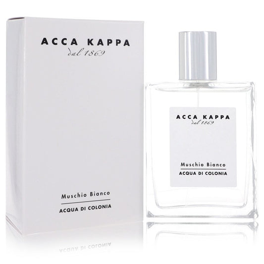 Muschio Bianco (white Musk/moss) Eau De Cologne Spray (Unisex) by Acca Kappa 100 ml