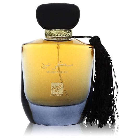 Musky Oud Eau De Parfum Spray (Unisex unboxed) by Rihanah 100 ml