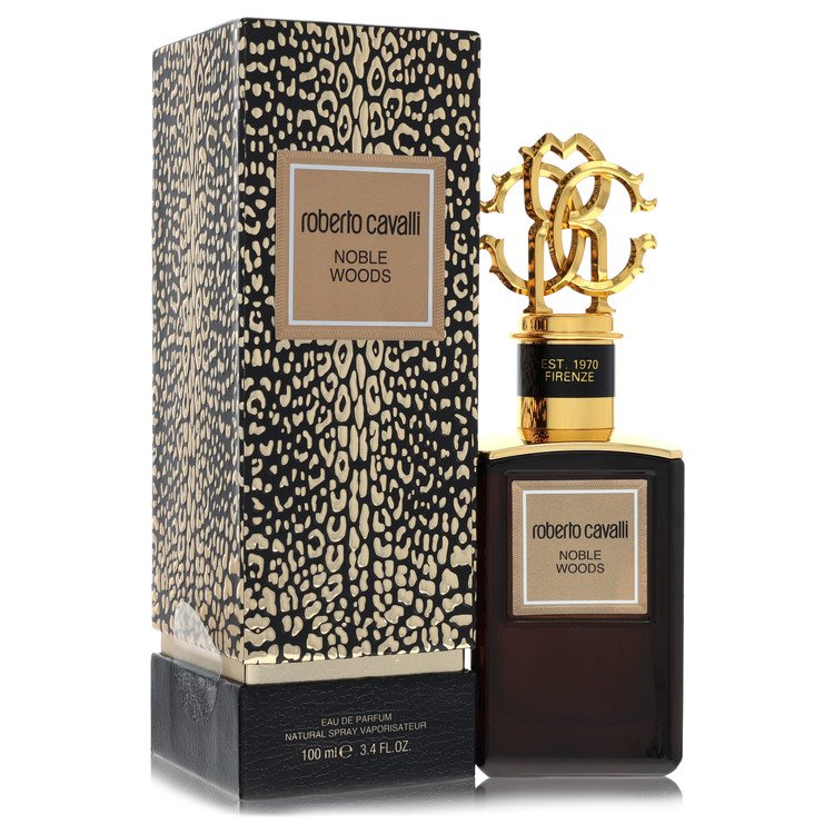 Noble Woods Eau De Parfum Spray by Roberto Cavalli 100 ml