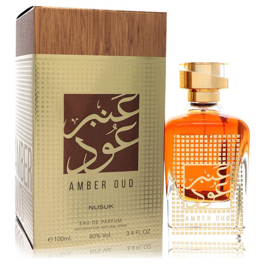 Nusuk Amber Oud Eau De Parfum Spray by Nusuk 100 ml