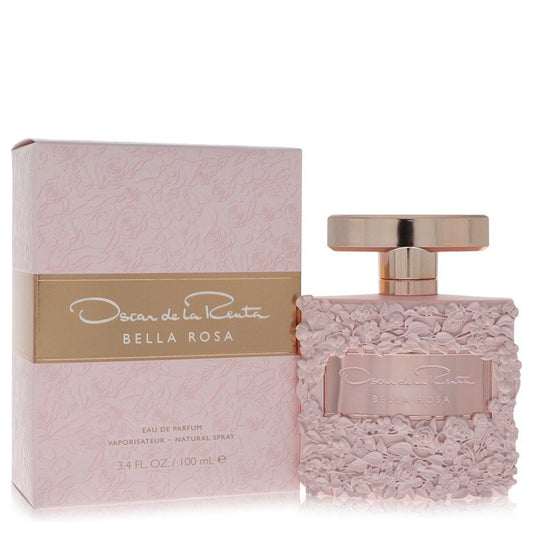 Bella Rosa Eau De Parfum Spray by Oscar De La Renta 100 ml