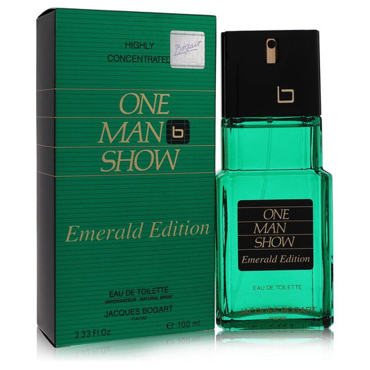 One Man Show Emerald Eau De Toilette Spray by Jacques Bogart 100 ml