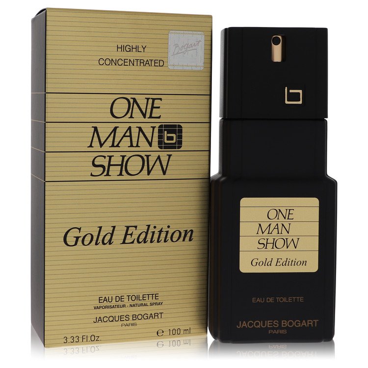One Man Show Gold Eau De Toilette Spray by Jacques Bogart 100 ml