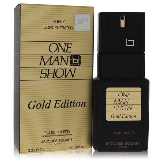 One Man Show Gold Eau De Toilette Spray by Jacques Bogart 100 ml
