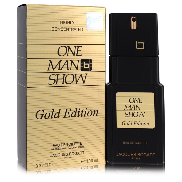 One Man Show Gold Eau De Toilette Spray by Jacques Bogart 100 ml