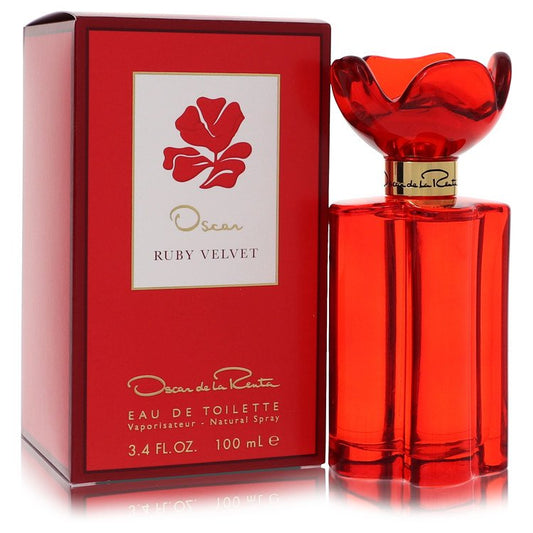 Oscar Ruby Velvet Eau De Toilette Spray by Oscar De La Renta 100 ml