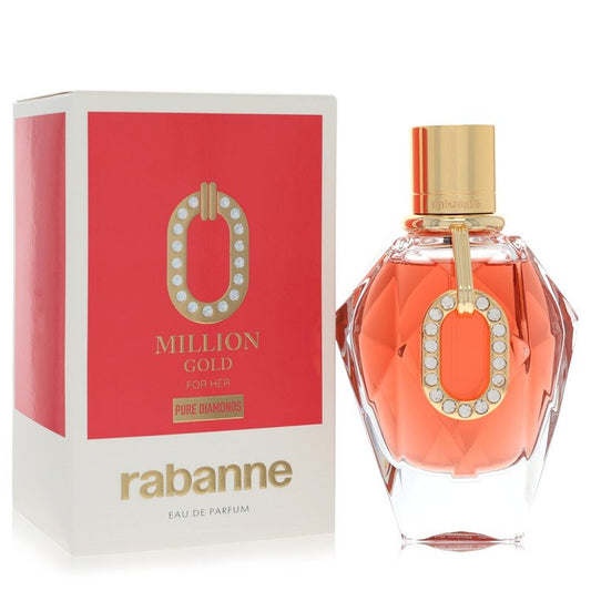 Paco Rabanne Million Gold Pure Diamonds Eau De Parfum Spray by Paco Rabanne 90 ml
