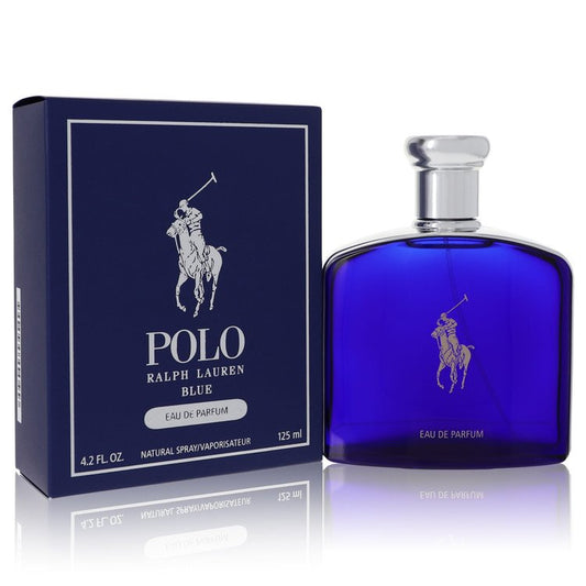 Polo Blue Eau De Parfum Spray by Ralph Lauren 125 ml