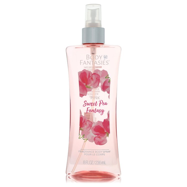 Body Fantasies Signature Pink Sweet Pea Fantasy Body Spray by Parfums De Coeur 240 ml