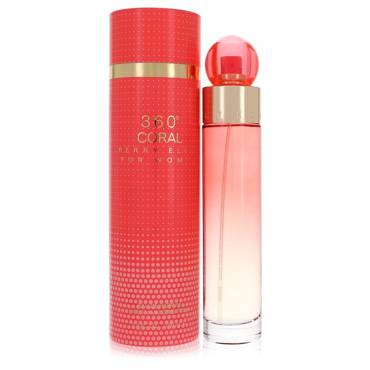 Perry Ellis 360 Coral Eau De Parfum Spray by Perry Ellis 100 ml