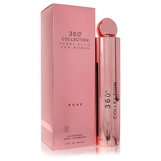 Perry Ellis 360 Collection Rose Eau De Parfum Spray by Perry Ellis 100 ml