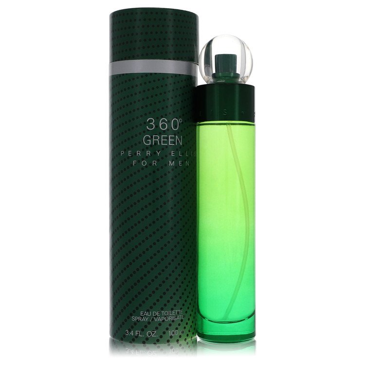 Perry Ellis 360 Green Eau De Toilette Spray by Perry Ellis 100 ml