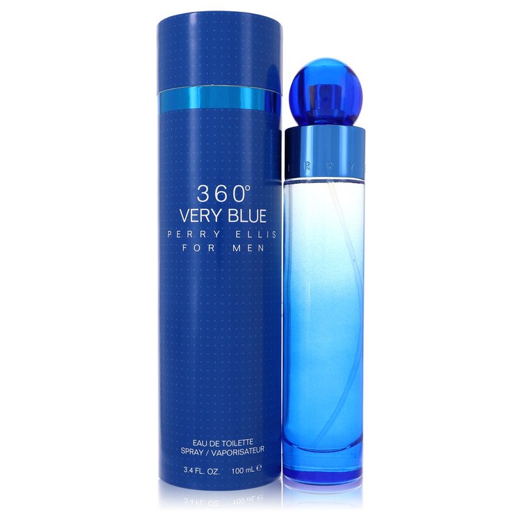 Perry Ellis 360 Very Blue Eau De Toilette Spray by Perry Ellis 100 ml